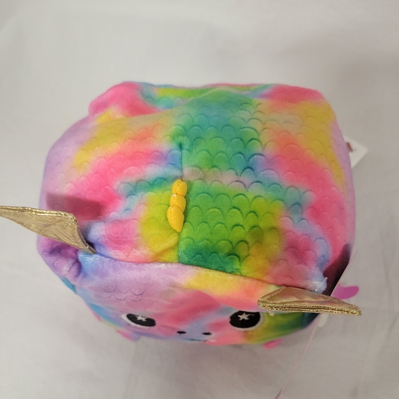 Moosh Moosh Emery Flip Em Squared Reversible Rainbow Plush Stuffed Animal Toy - Picture 5 of 7